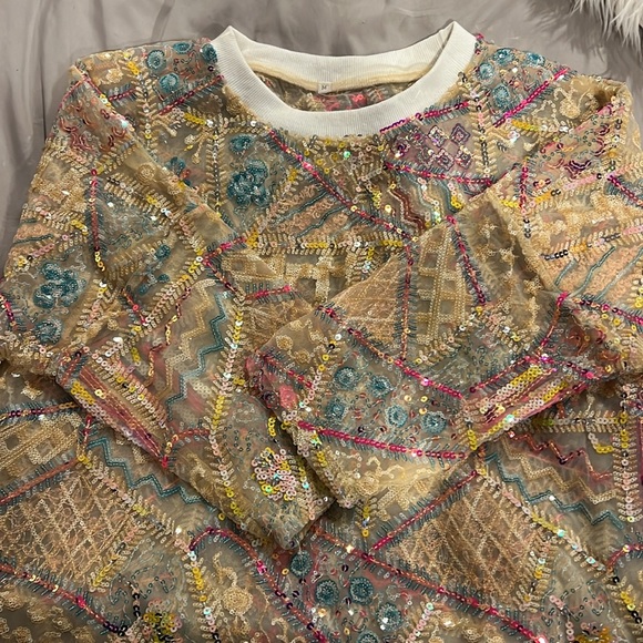 Sequin Blause - Picture 3 of 6